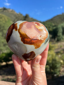 Polychrome Jasper Heart