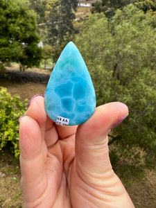 Larimar Rounded Teardrop