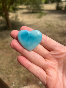 Larimar Rounded Heart