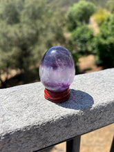 Load image into Gallery viewer, Fluorite Egg on Stand