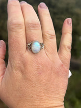 Load image into Gallery viewer, Moonstone Oval Ring Size 9.5