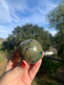 Malachite Azurite Sphere 56mm