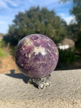 Load image into Gallery viewer, Lepidolite Sphere 69mm