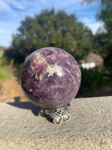 Lepidolite Sphere 69mm