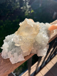 Apophyllite Stilbite Cubic Calcite From India AAA