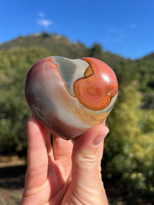 Polychrome Jasper Heart