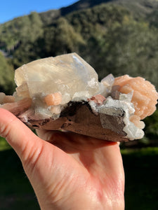 Apophyllite Stilbite Cubic Calcite AAA from India