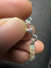 Load image into Gallery viewer, Preorder 3-7mm Variety Beads Ethiopian Opal Sterling Necklaces 18&quot;