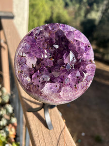 Amethyst Druzy XL Sphere