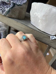 Labradorite Flashy Sterling Silver Ring