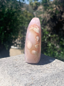 Lavender Pink Amethyst Flower Agate Flame