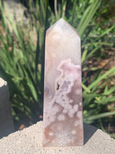 Load image into Gallery viewer, Pink Amethyst  Flower Agate Tower