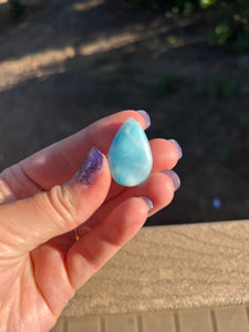 Larimar Rounded Tear Drop