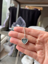 Load image into Gallery viewer, Kyanite Mermaid Heart Pendant #2