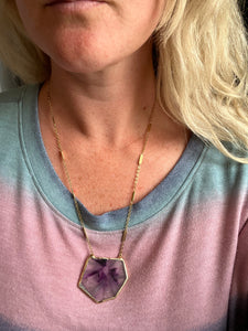 Tripeesh Amethyst 22" Necklace