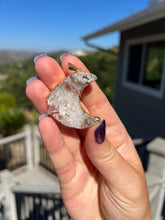 Load image into Gallery viewer, Stalactite Moon Gold Electroformed Pendant