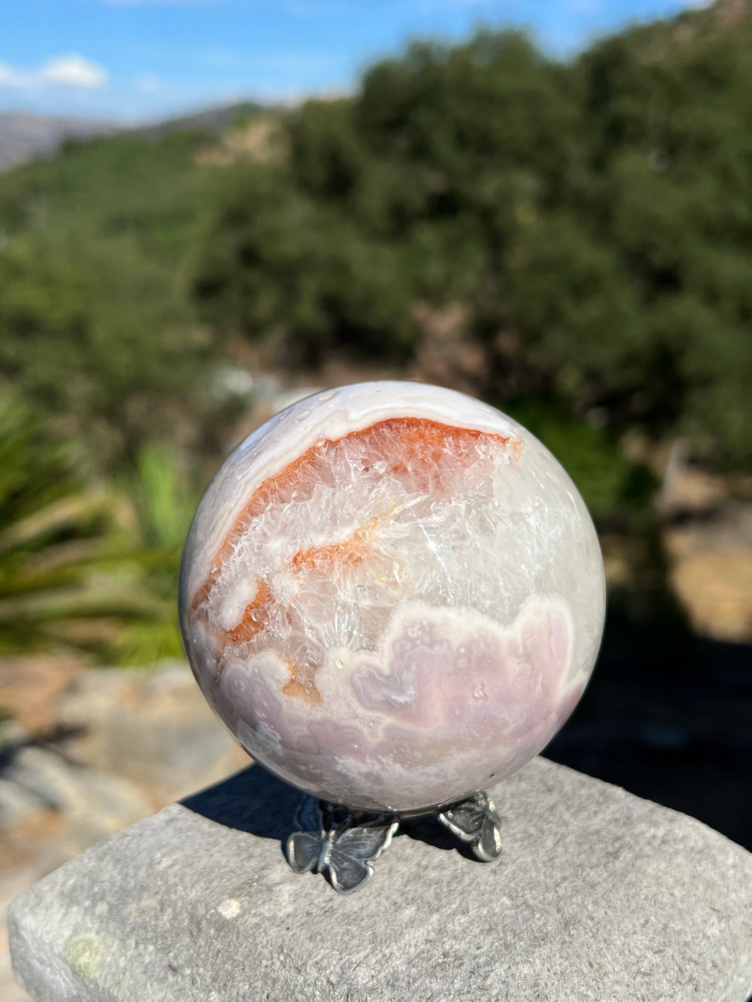 Pink Amethyst Sphere