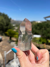 Load image into Gallery viewer, Chlorite Phantom Quartz Tower