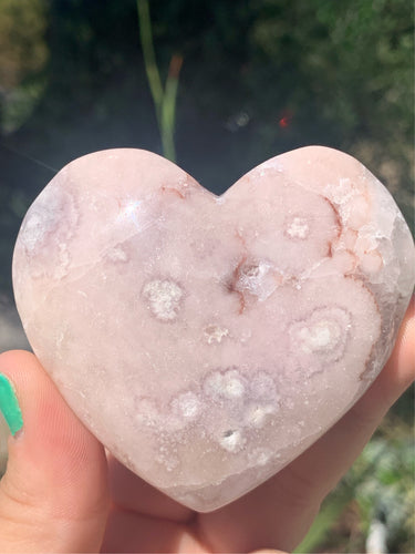 Pink Amethyst Heart