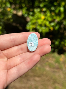 Larimar Oval Cabochon