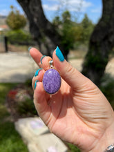 Load image into Gallery viewer, Charoite Sterling Silver Pendants