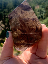 Load image into Gallery viewer, Smokey Quartz W Lodolite Rough Back