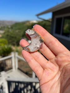 Stalactite Moon Gold Electroformed Pendant