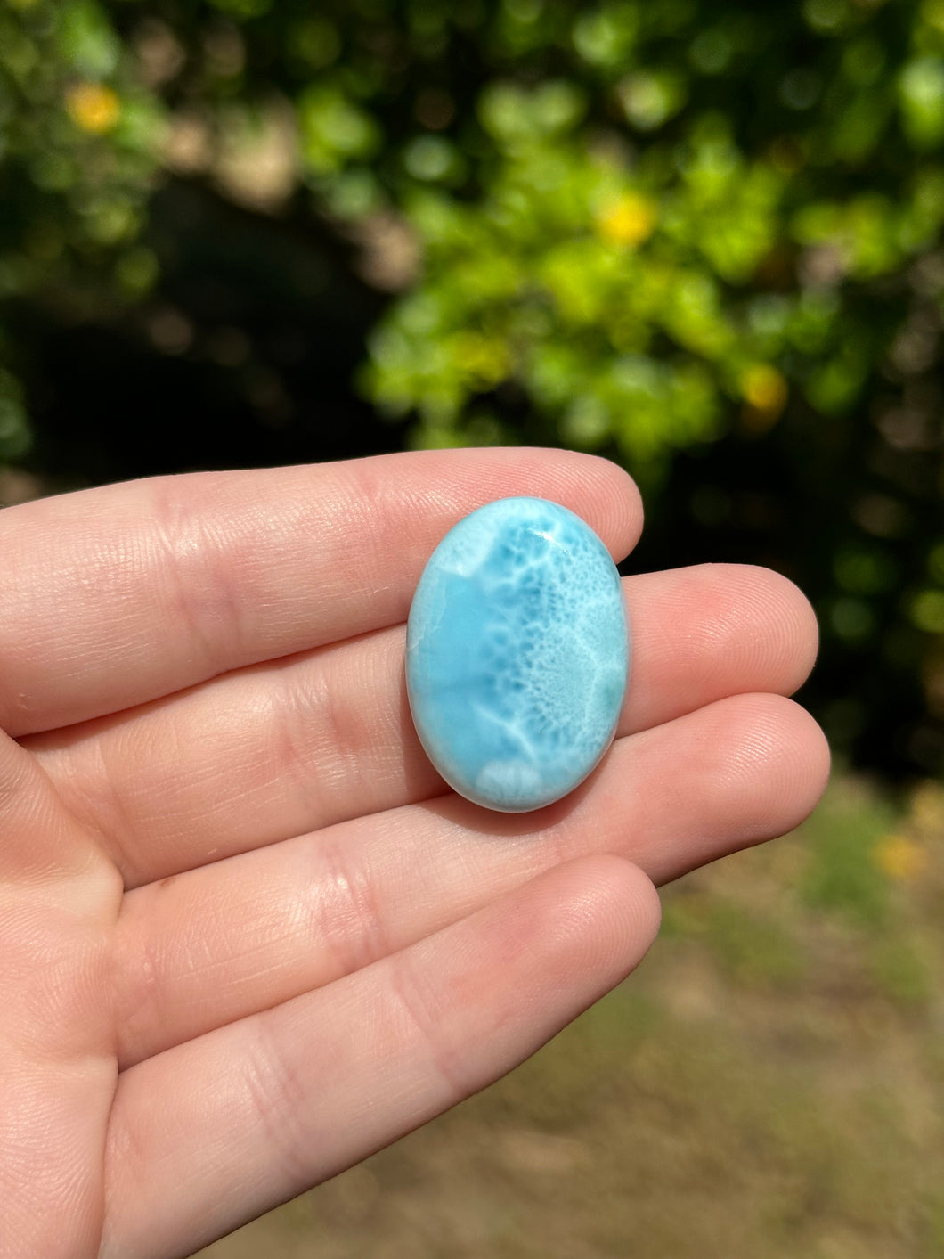 Larimar Oval Cabochon