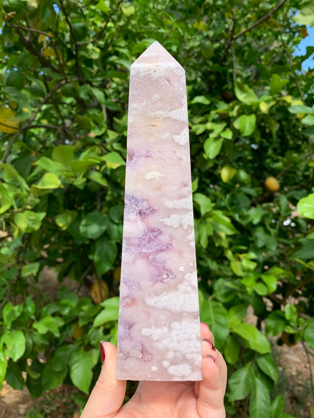 Lavender Pink Amethyst Tower