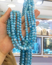 Load image into Gallery viewer, PREORDER 1 Larimar Beaded Necklace/Choker 7mm Intuitively Selected