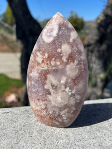 Lavendar Pink Amethyst Flower Agate Flame