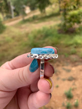 Load image into Gallery viewer, Larimar Oval Ring Size 7 #2