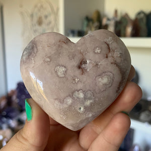 Pink Amethyst Heart