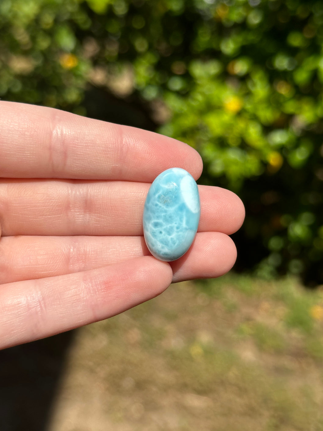 Larimar Oval Cabochon