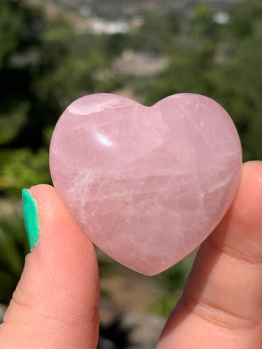 Rose Quartz Heart