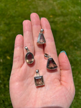 Load image into Gallery viewer, Smokey Quartz Sterling Silver Pendants