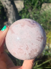 Load image into Gallery viewer, Pink Amethyst Sphere w Lavender Spot