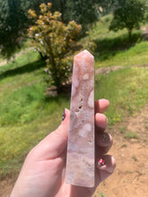 Load image into Gallery viewer, Pink Amethyst Flower Agate Tower