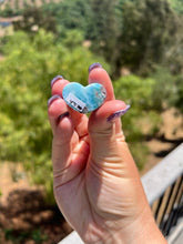 Load image into Gallery viewer, Larimar Heart Cab Grade AAA