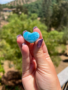 Larimar Heart Cab Grade AAA