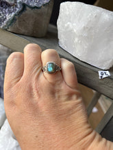 Load image into Gallery viewer, Labradorite Flashy Sterling Silver Ring