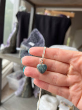 Load image into Gallery viewer, Kyanite Mermaid Heart Pendant #2