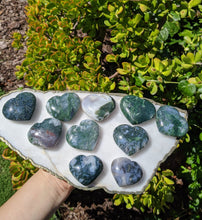 Load image into Gallery viewer, 1 Moss Agate Heart