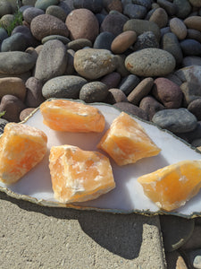 Orange Calcite 1 Intuitively Selected*