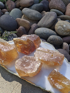 Honey Calcite 1 Intuitively Selected*