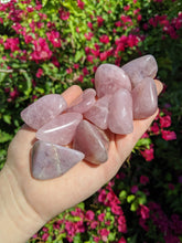 Load image into Gallery viewer, 1 Large Dark Rose Quartz Tumble