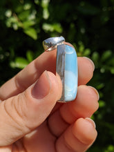 Load image into Gallery viewer, Larimar Rectangle Pendant•be B*