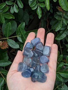 1 Blue Green Fluorite Tumble