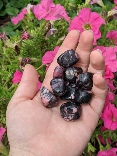 1 Small Rhodonite Tumbled Stone