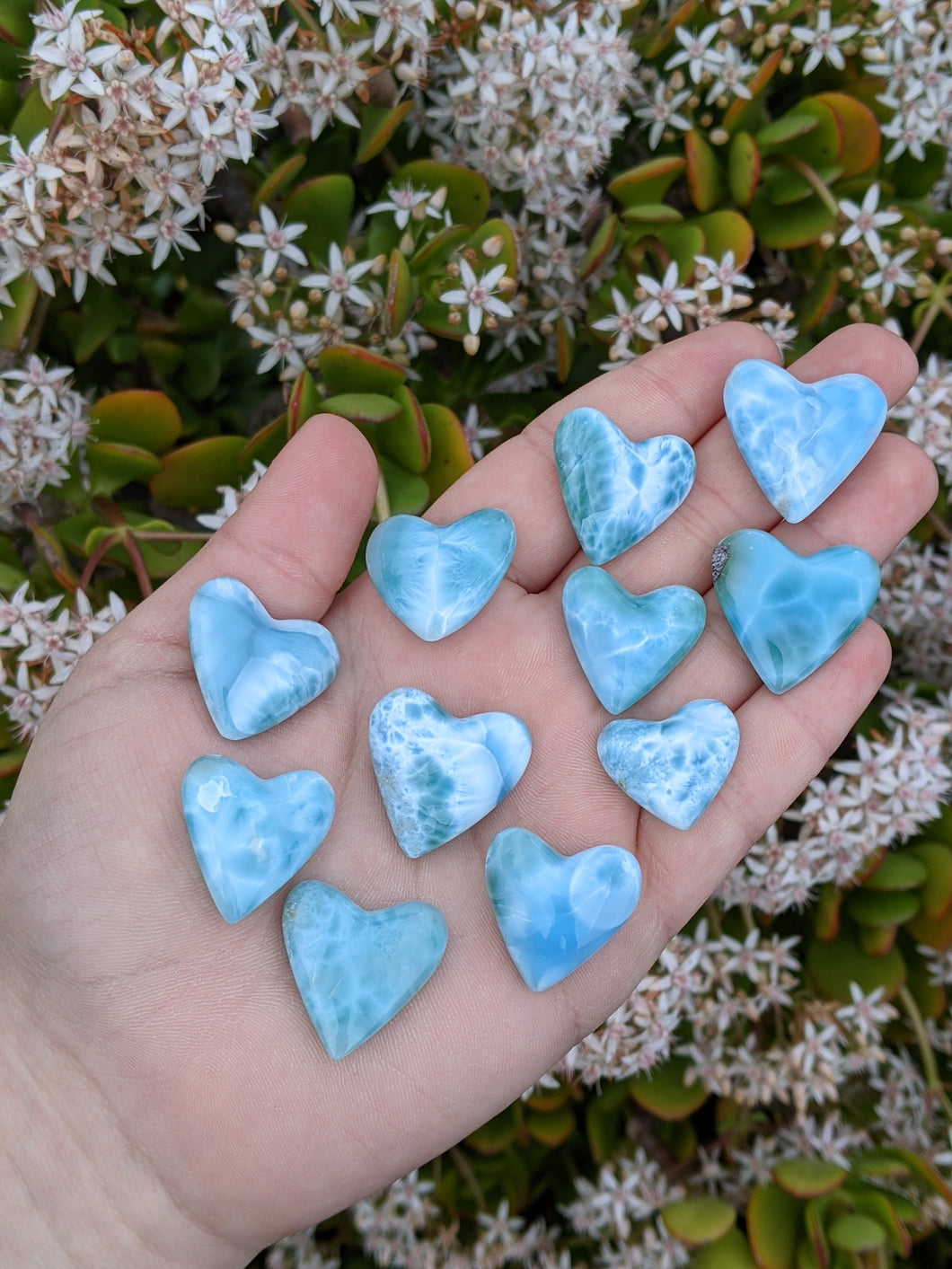 1 Larimar Heart Intuitively Selected*